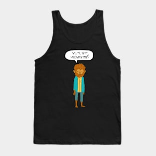 Will You Be My Halloween Date? - Mr. Werewolf Tank Top